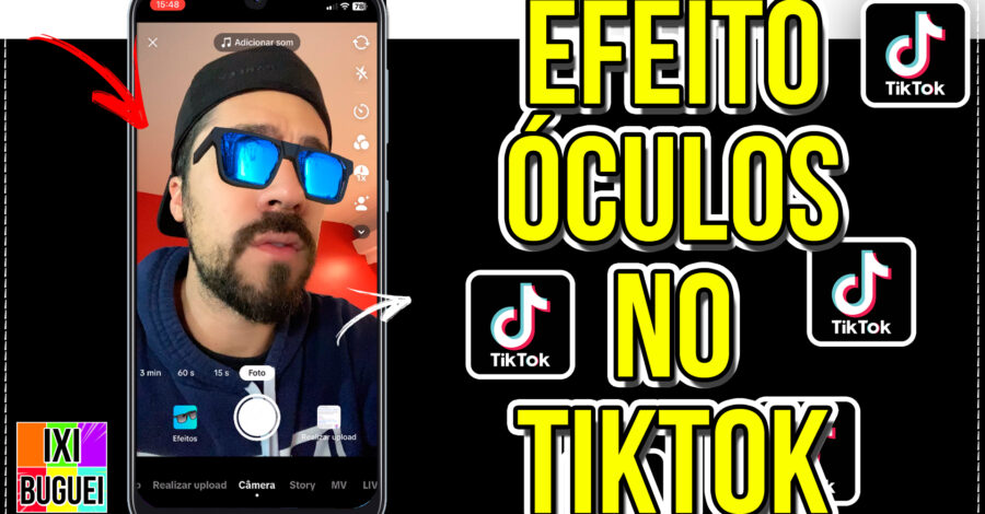 😎 MELHOR EFEITO DO TIKTOK: Filtro Óculos Escuro ou Normal