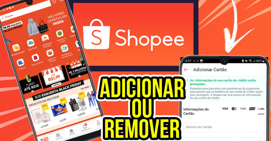 🛍️ SHOPEE : COMO ADICIONAR OU REMOVER CARTÃO DE CRÉDITO ANTES DE EFETUAR UMA COMPRA