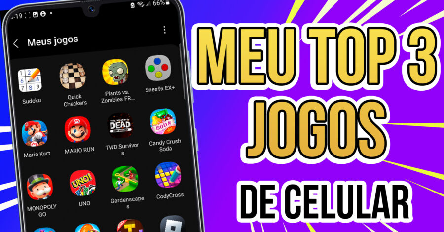 ⭐ MEU TOP 3 JOGOS PRA CELULAR FAVORITOS ( MELHORES )