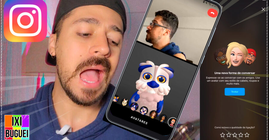 INSTAGRAM : COMO FAZER VÍDEO CHAMADA USANDO MEU AVATAR
