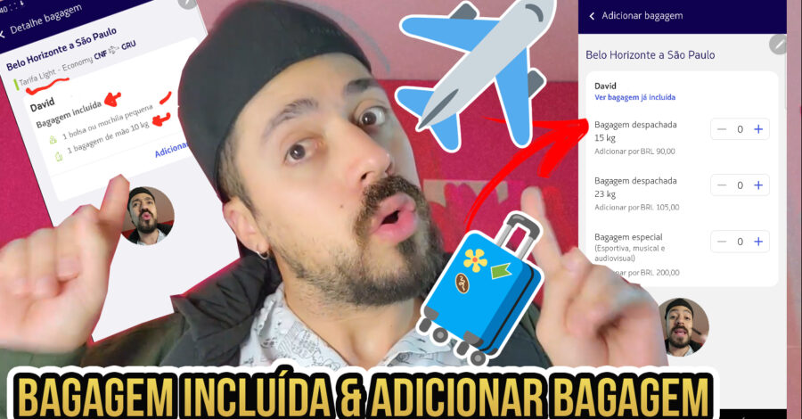 ✈️ COMO SABER QUAL BAGAGEM TENHO DIREITO A LEVAR NA VIAGEM DE AVIÃO E COMO ADICIONAR MALA A MAIS