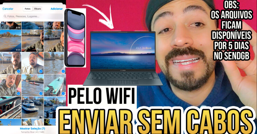 JEITO FÁCIL DE ENVIAR FOTOS E VÍDEOS PARA O COMPUTADOR OU NOTEBOOK SEM USAR CABO USB