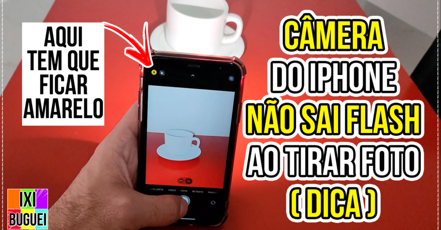 📲 Câmera do iPhone não sai flash ao tirar foto ( dica )