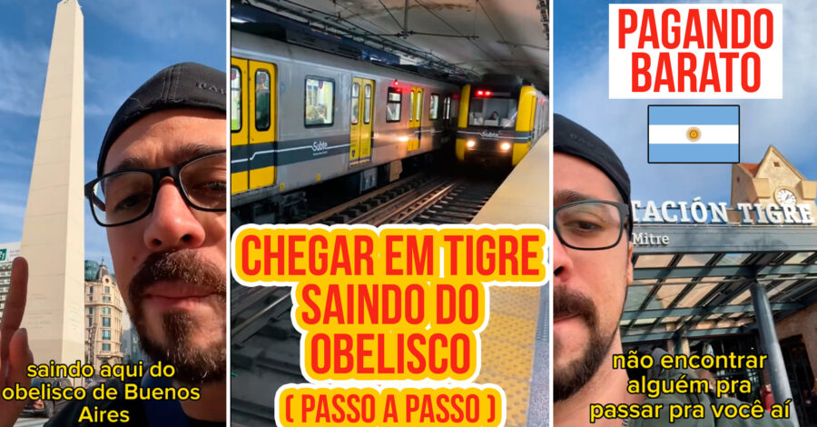 🐯 Como chegar em TIGRE saindo do Obelisco de Buenos Aires – Argentina gastando pouco ( de Trem )