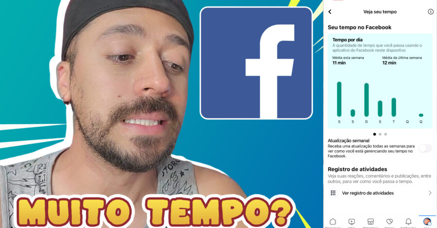 🤔 QUANTO TEMPO EM MÉDIA EU FICO NO FACEBOOK ?