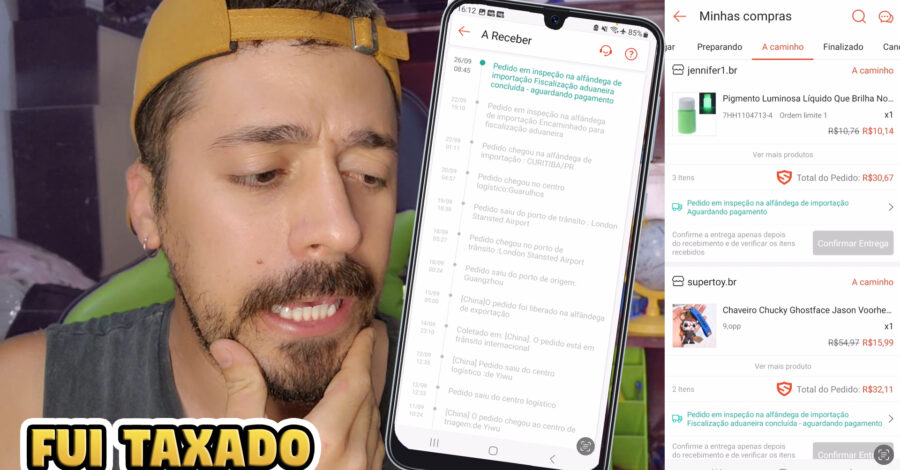 😔 MEU PEDIDO FOI TAXADO ( COMPRA INTERNACIONAL )