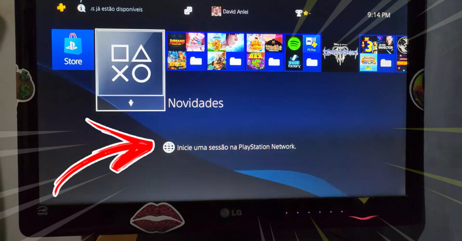 🎮 INICIE UMA SESSÃO NA PLAYSTATION NETWORK : COMO EU FAÇO LOGIN POR UM JOGO JÁ INSTALADO ( psn )