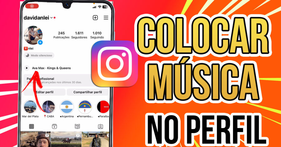 🎵 COMO COLOCAR MÚSICA NO PERFIL DO INSTAGRAM