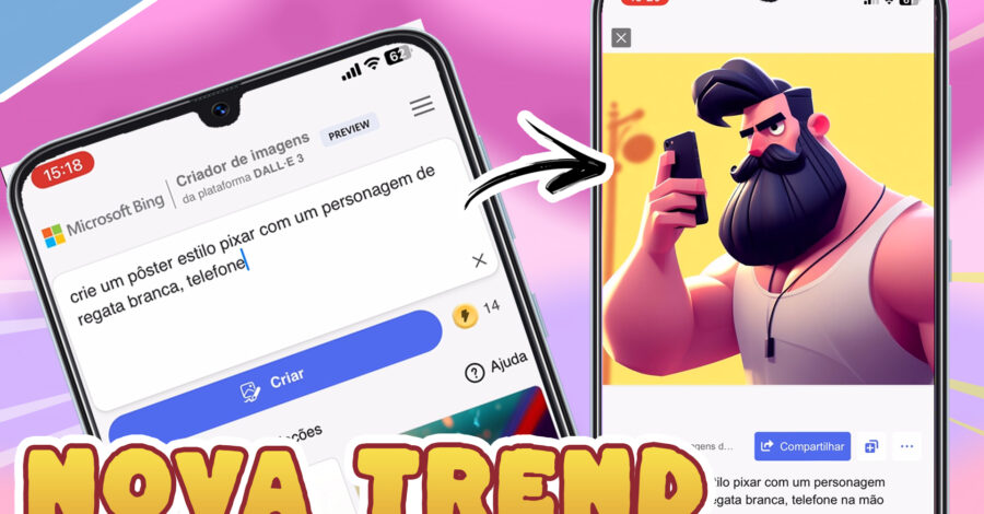 TREND NOVA: COMO CRIAR POSTER PERSONAGEM DISNEY PIXAR PARECIDO COMIGO OU NÃO ( básico )