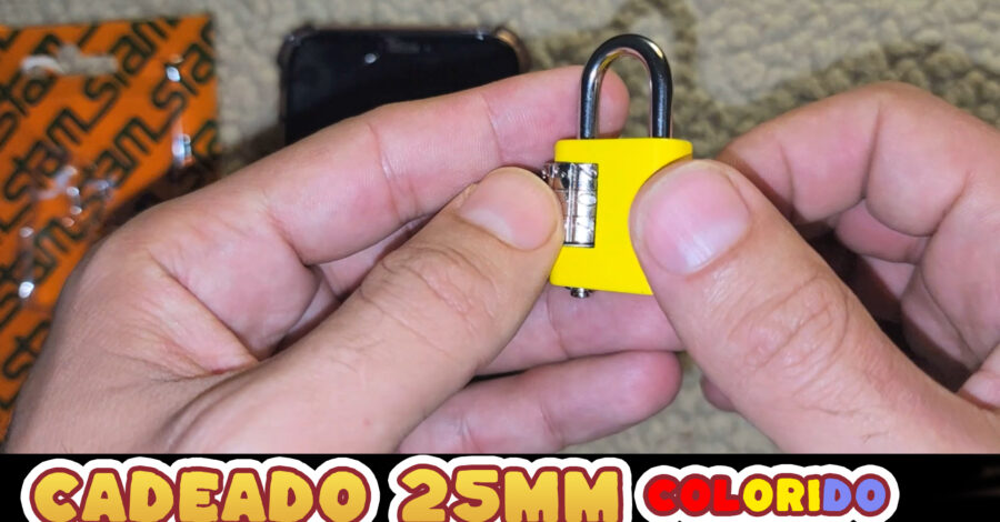 🤔 O CADEADO STAM 25MM COM SEGREDO cores NÃO TROCA O SEGREDO ( informação )