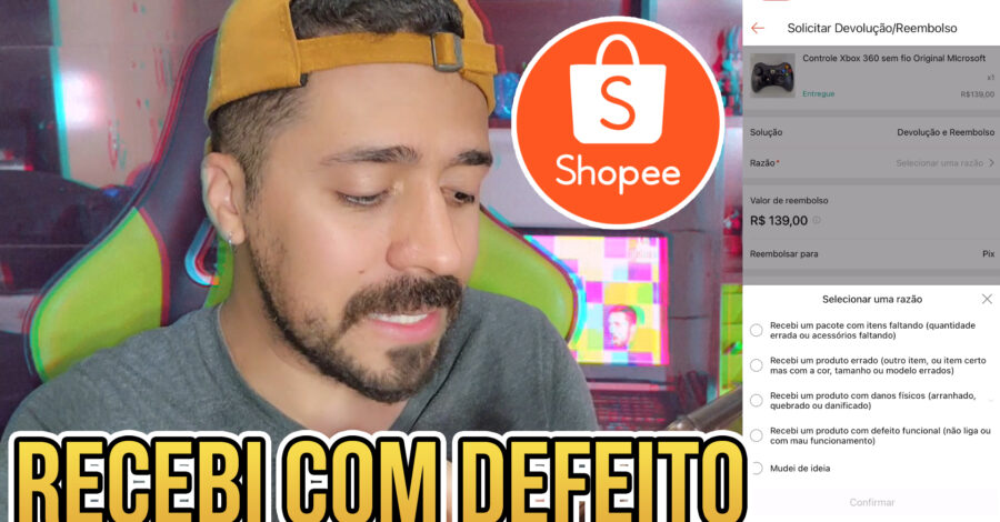 RECEBI PRODUTO COM DEFEITO NA SHOPEE, PASSO A PASSO PARA DEVOLUÇÃO ( QUE SE DEVE FAZER )