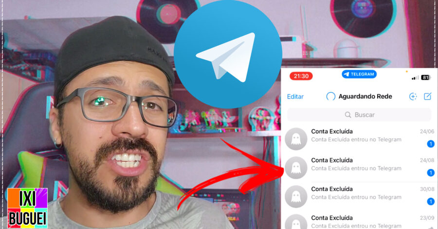 TELEGRAM: PORQUE O CONTATO SUMIU E APARECEU UM ÍCONE DE FANTASMA