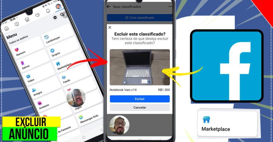 COMO APAGAR MEU PRODUTO ANUNCIADO NO FACEBOOK MARKETPLACE ( classificado )