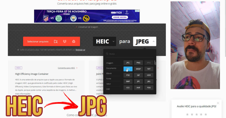 COMO CONVERTER UMA FOTO EM FORMATO .HEIC PARA OUTRO ( JPEG, JPG, PNG … )