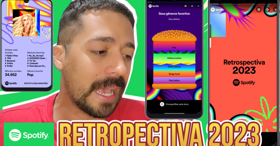 SAIU 🥳 COMO FICOU MINHA RETROSPECTIVA 2023 DO SPOTIFY 2023