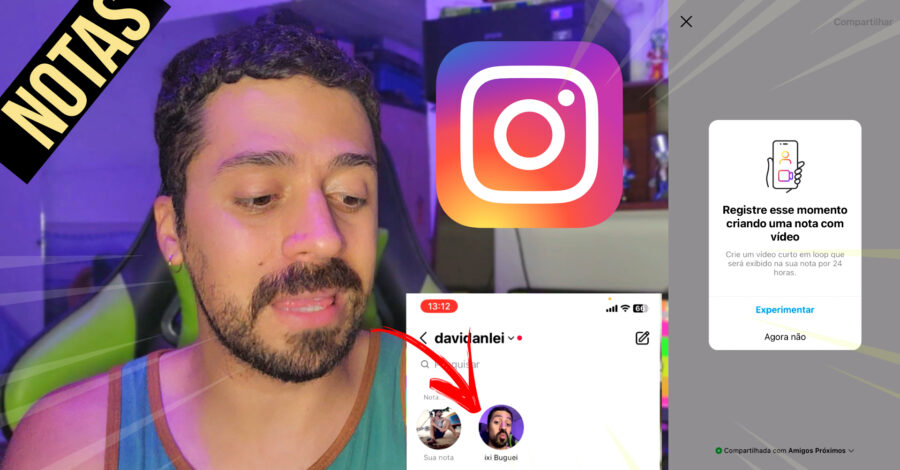 📽️ INSTAGRAM: Como gravar um vídeo na função notas do instagram que se movem tipo boomerang