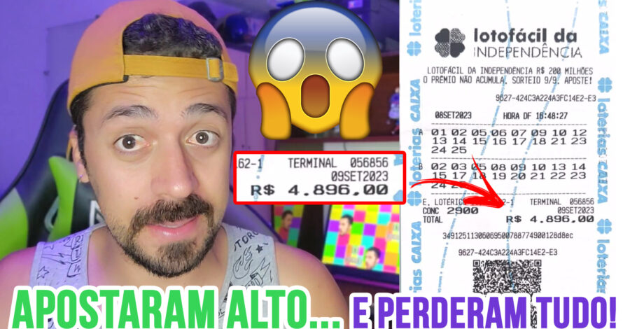 😥 LOTOFÁCIL DA INDEPENDÊNCIA: APOSTARAM MAIS DE 4 MIL E PERDERAM TUDO/ Loteria