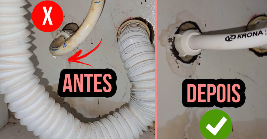 PIA COM GOTEIRA DE ÁGUA NO ENGATE FLEXIVEL / RABICHO / MESMO APÓS COLOCAR VEDA ROSCA