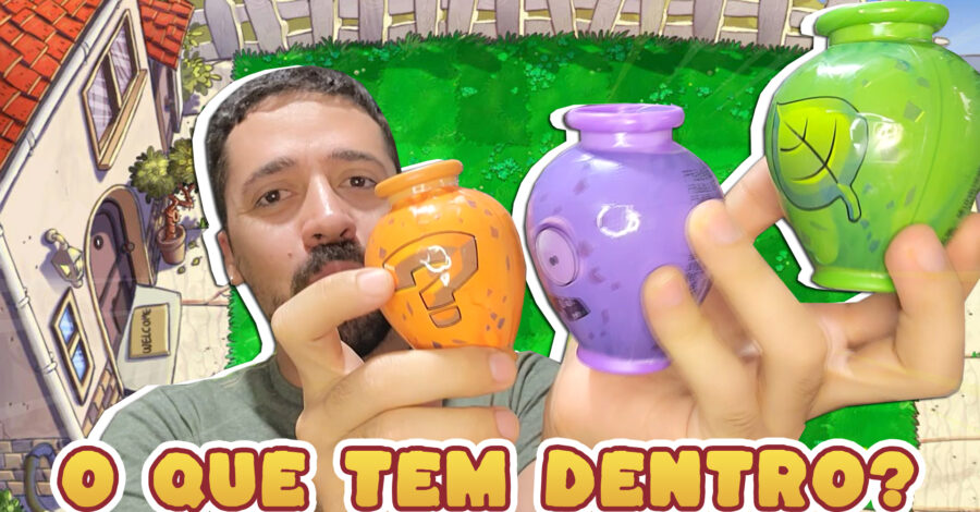 🌻 ABRINDO BRINQUEDO SECRETO PLANTS VS ZOMBIES