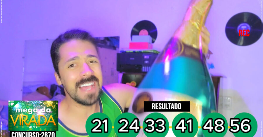 SAIU 🍀 MEGA SENA DA VIRADA NÚMEROS SORTEADOS CONCURSO ESPECIAL 2670