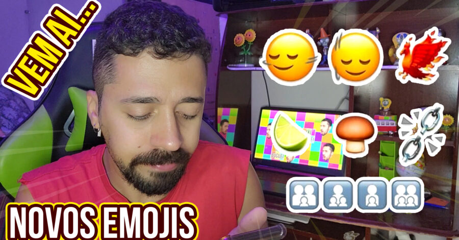 🔥 ANALISANDO OS NOVOS EMOJIS QUE VEM AI NA NOVA ATUALIZAÇÃO DO IOS 17.4 ( iphone )