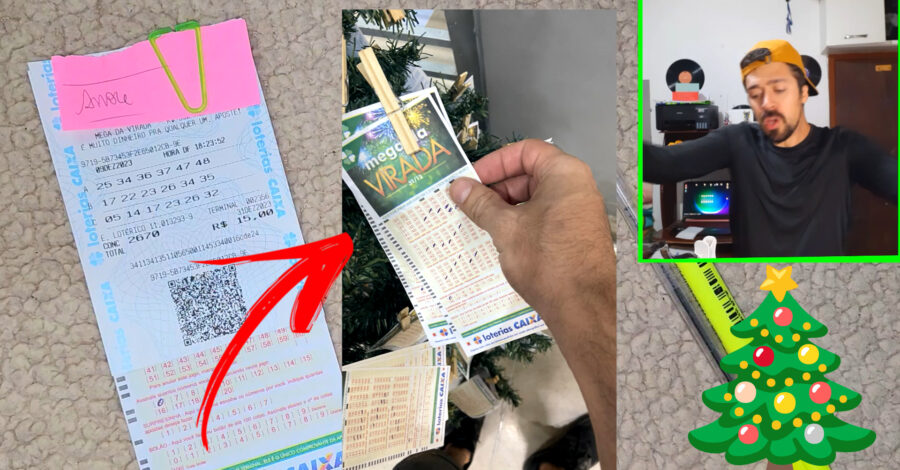 🍀 MEGA SENA DA VIRADA: CONFERINDO JOGO QUE PEGUEI NA ÁRVORE DE NATAL 🎄