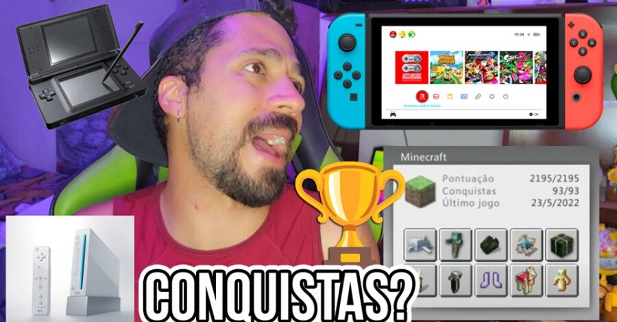 🏆 VÍDEO GAME NINTENDO SWITCH TEM CONQUISTAS?