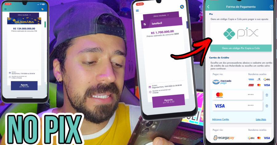 🍀 PASSO A PASSO: Como Comprar no APP LOTERIAS CAIXA PELO PIX