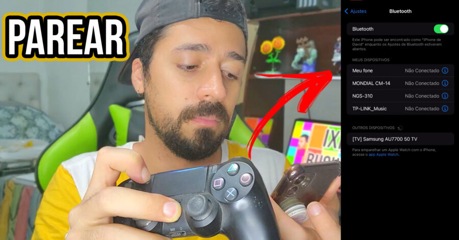🎮 PAREAR CONTROLE DE PS4 NO IPHONE IOS
