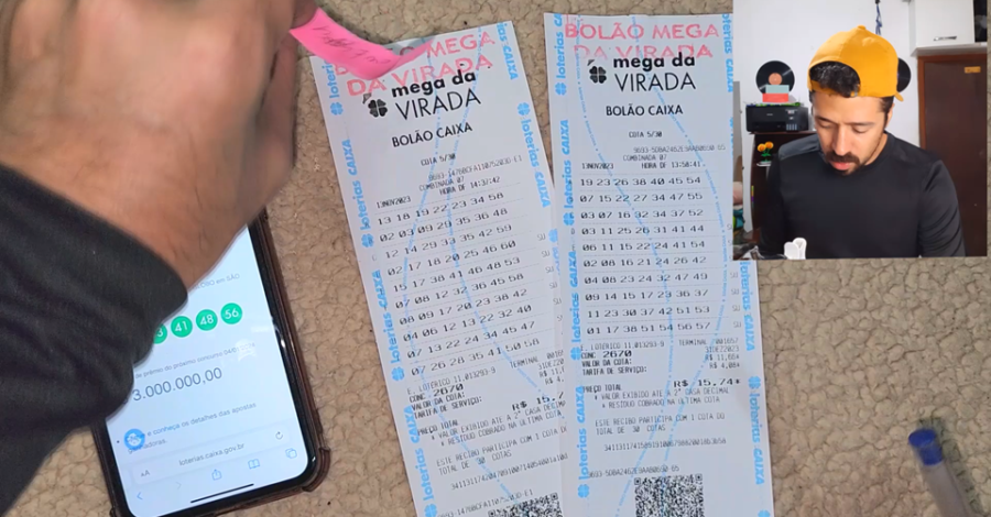 🍀 MEGA DA VIRADA : TENTANDO A SORTE EM UM BOLÃO COM 7 NÚMEROS