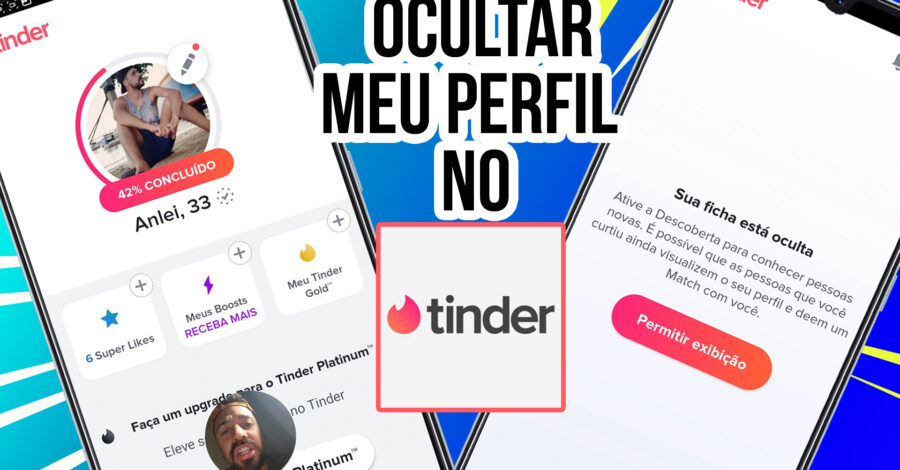 COMO OCULTAR MEU PERFIL E INFORMAÇÕES NO TINDER ( ativar e desativar a descoberta )