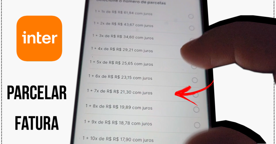 COMO PARCELAR BOLETO DE FATURA A PAGAR NO APP BANCO INTER