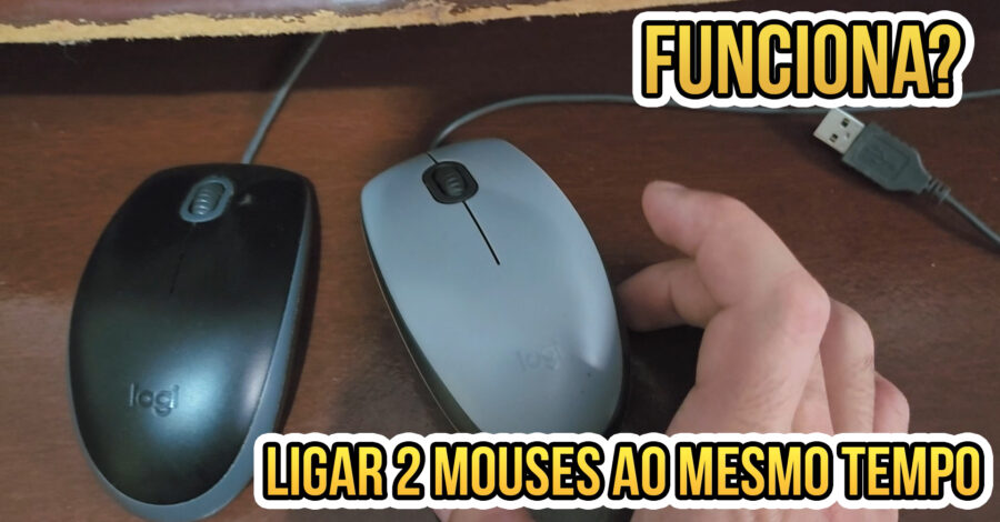 SE LIGAR 2 MOUSES NO MESMO COMPUTADOR, ELES FUNCIONAM AO MESMO TEMPO?