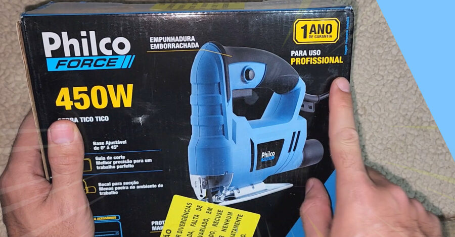 SIMPLES UNBOXING SERRA TICO TICO PTT01 PHILCO FORCE 450W