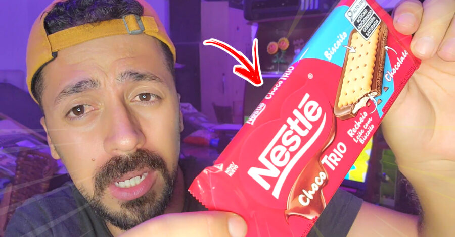 ENFIM PROVEI O CHOCOLATE CHOCOTRIO NESTLÉ RECHEIO BISCOITO COM BAUNILHA… GOSTEI?