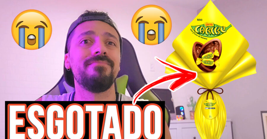 OVO DE PÁSCOA CARIBE COM BANANA 🍌 ESTÁ ESGOTADO 😱 ANTES DO DIA DE PÁSCOA