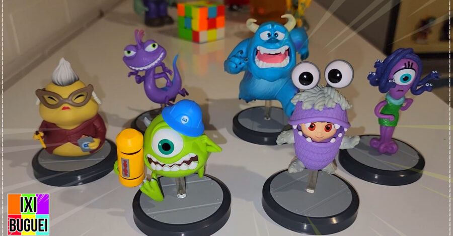 COMPREI AS MINIATURAS DOS PERSONAGENS MONSTROS S.A MAIS BONITAS E DE QUALIDADE QUE JÁ VI