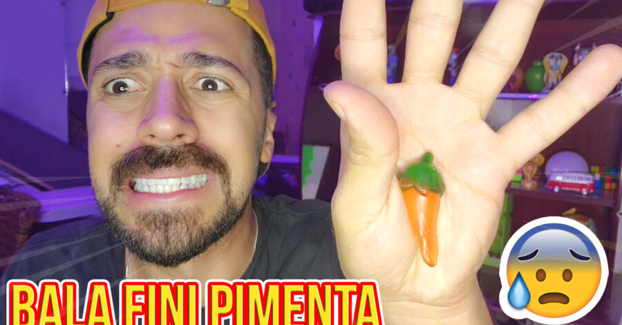 🌶️ PROVEI A BALA FINI DE PIMENTA E ELA É MUITO FORTE 🔥