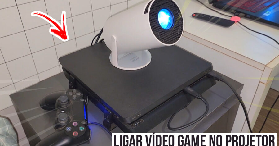 COMO LIGAR VÍDEO GAME NO Mini Projetor Portátil, TEM COMO? ( PS4, PS5, XBOX )