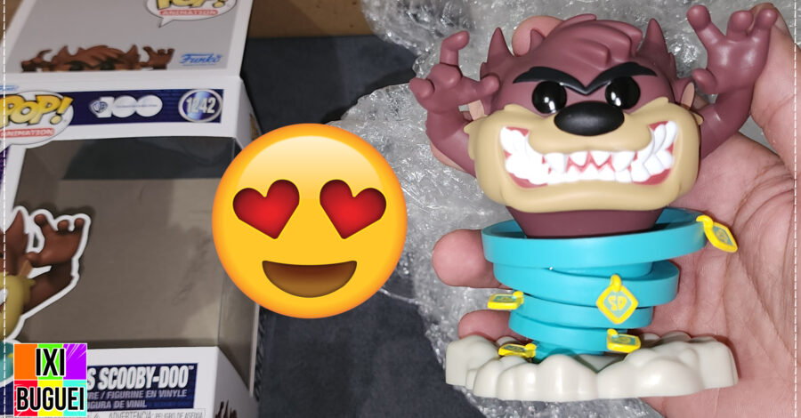 MEU PRIMEIRO FUNKO POP ❤️ TAZ COMO SCOOBY-DOO – EDIÇÃO DE 100 ANOS WARNER BROOS #1242