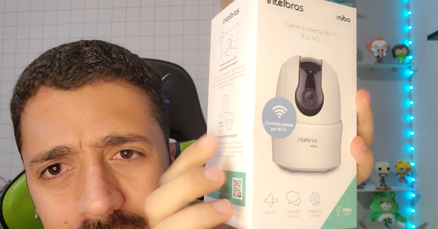 UNBOXING SIMPLES DA CÂMERA DE SEGURANÇA INTELBRAS MODELO iME360V