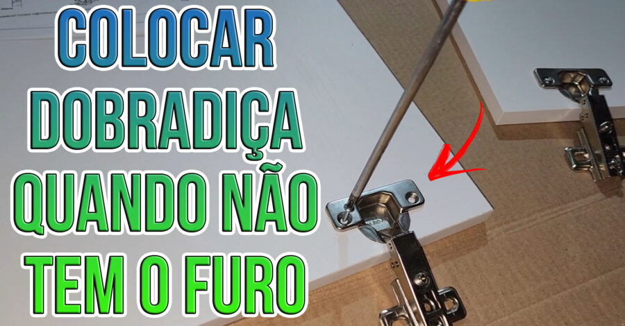 dica: COMO COLOCAR CENTRALIZADO A DOBRADIÇA COM AMORTECEDOR PARA MÓVEIS E PORTAS DE ARMÁRIO