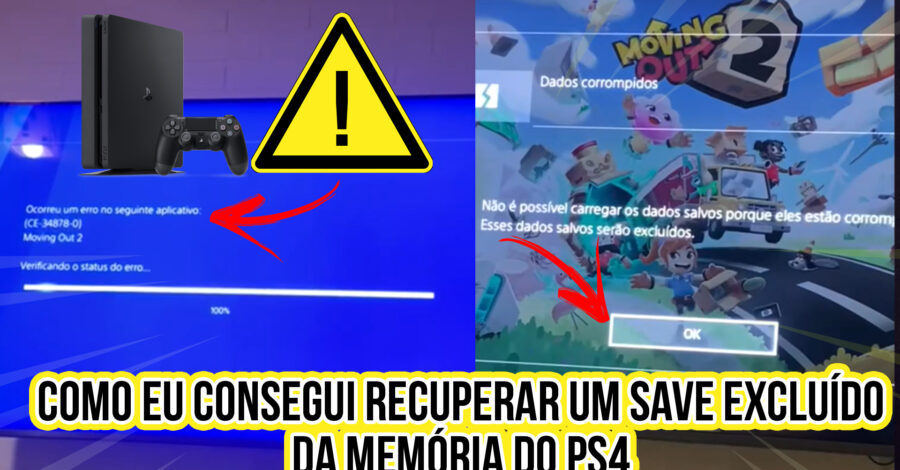 PS4 : DADOS CORROMPIDOS: NÃO É POSSÍVEL CARREGAR OS DADOS SALVOS, O QUE EU FIZ PRA RESOLVER ?
