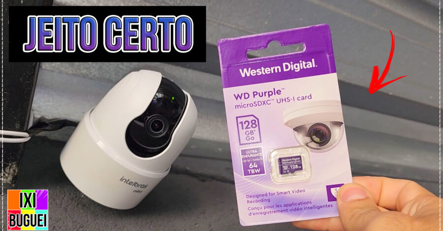 COMO COLOCAR Cartão Micro Sd na CÂMERA DE SEGURANÇA INTELBRAS iME360 do JEITO CERTO