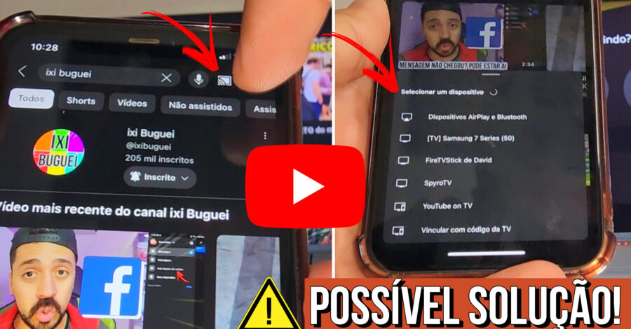 ▶️ CELULAR NÃO ESPELHA YOUTUBE NA TV | COMO PAREAR TELEFONE FÁCIL | Vincular com código da TV