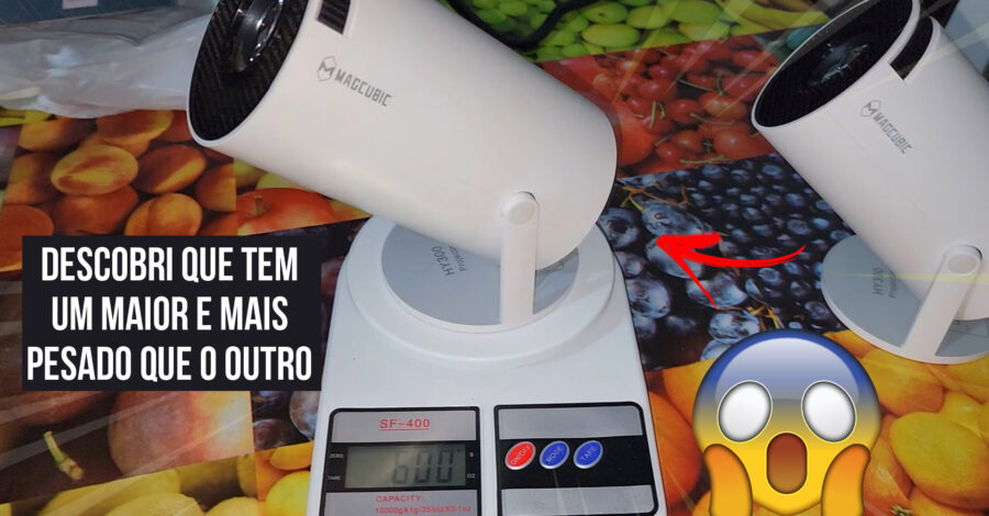DESCOBRI QUE TEM DUAS VERSÕES DO PROJETOR MAIS BARATO QUE JÁ VI MODELO HY300 ( UNBOXING + INFOS )