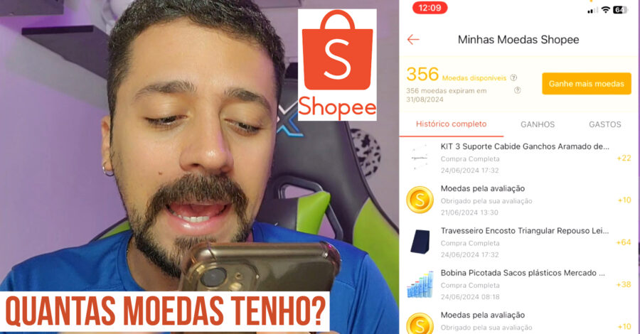 🪙 COMO SABER MOEDAS TENHO NA SHOPEE | COMO VER HISTÓRICO DE MOEDAS QUE GANHEI