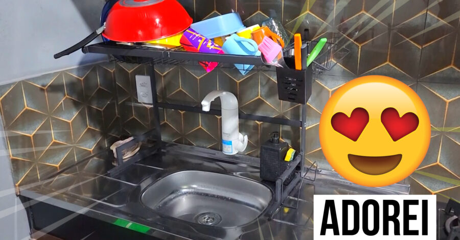 ESCORREDOR SUSPENSO DE LOUÇA, PONTOS POSITIVOS E NEGATIVOS, É BOM? KITCHEN RACK ( COZINHA )