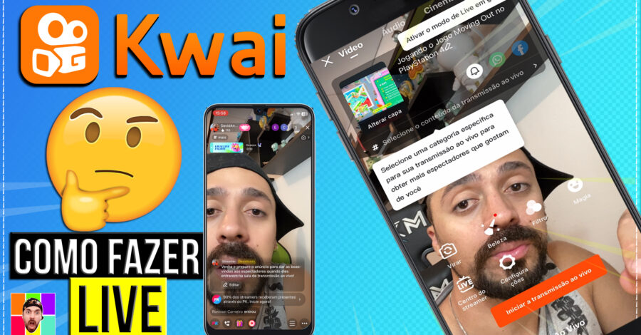 🔴 COMO FAZER LIVE DO KWAI ( Transmissão ao vivo )