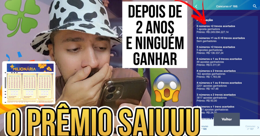 🔥 SAIU! O PRÊMIO DA LOTERIA + MILIONÁRIA DEPOIS DE 2 ANOS SEM NENHUM GANHADOR